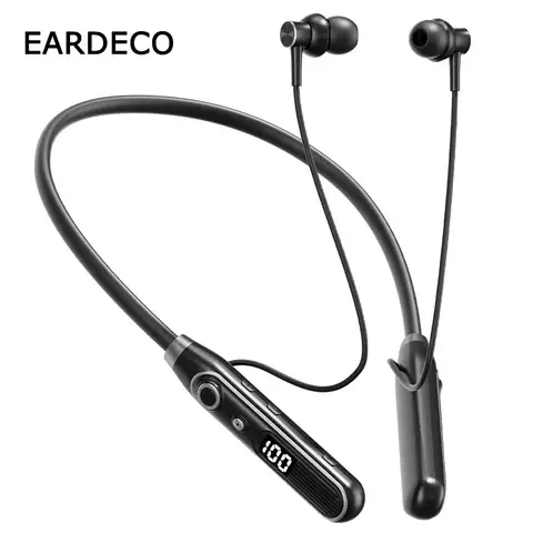 EARDECO Dolby HIFI Sound Wireless Headphones In-ear Bass 5.4 Bluetooth Neckband Earphone Wireless Bluetooth Headset Sport Stereo