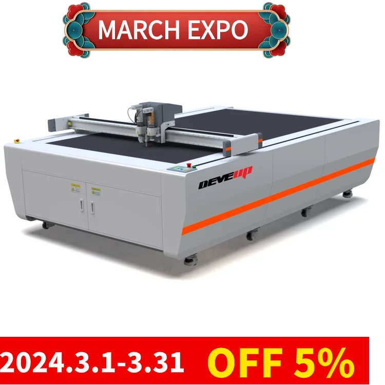 Deveup Personalizzato Tovaglia Tenda Tappeto Tappetino Taglierina CNC Coltello oscillante digitale Tagliatrice di tessuti per la casa