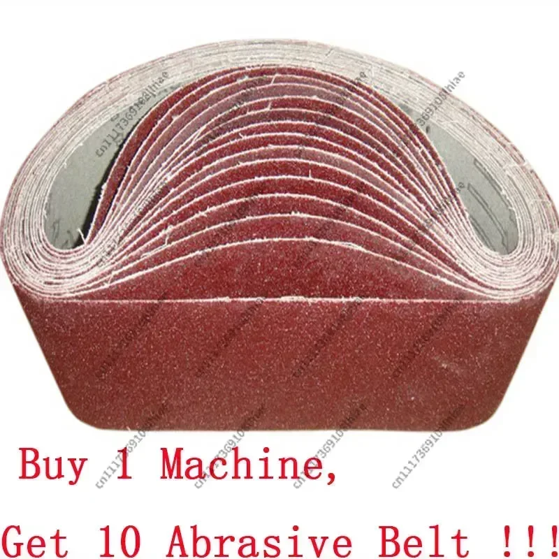 MachineVariable Speed 30*533mm Belt Sander 550W High PowerWoodworking Belt Sander 220-240V Sandpaper Grinding