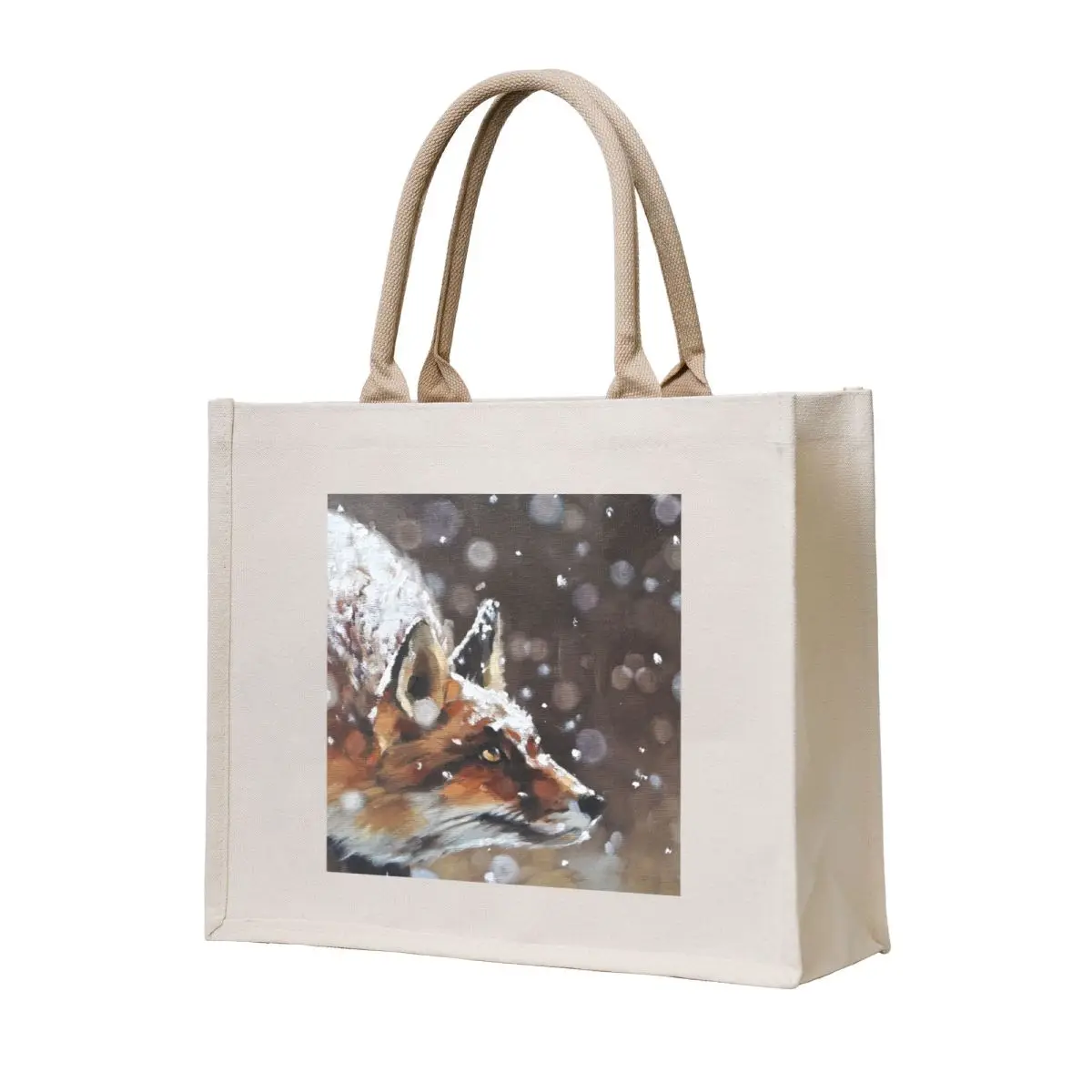 

Winter Fox' Tote Bag tote bag woman Shopping bags cute pouch bag