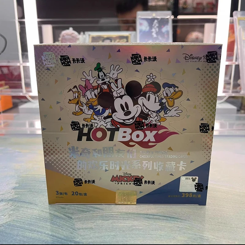 Kakawow Disney Card Mickey & Friends Cheerful Times Trading Cards Disney 100th Anniversary Card Gift Toys for Boys