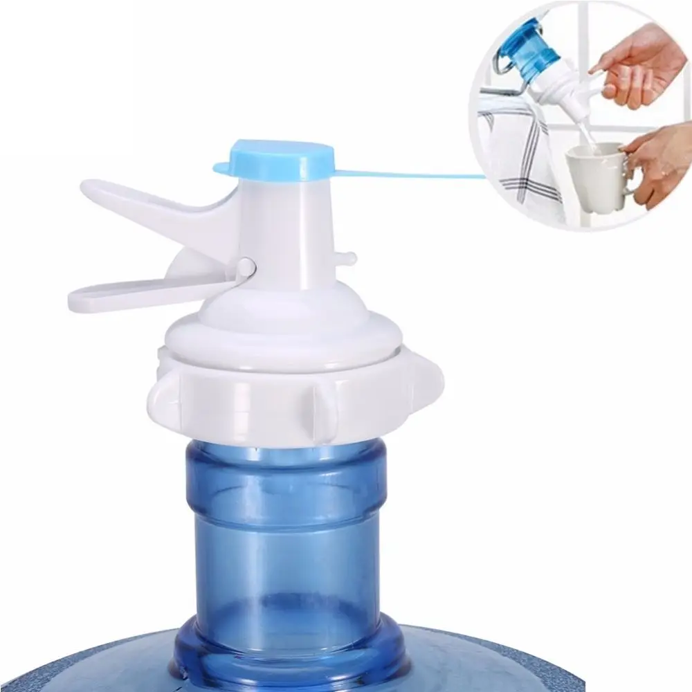 Manual Operated Dust Proof Cap Water Bucket Camping Sport Bucket Accessories Drinking Tools Dispenser Pump Water Bottle Pump