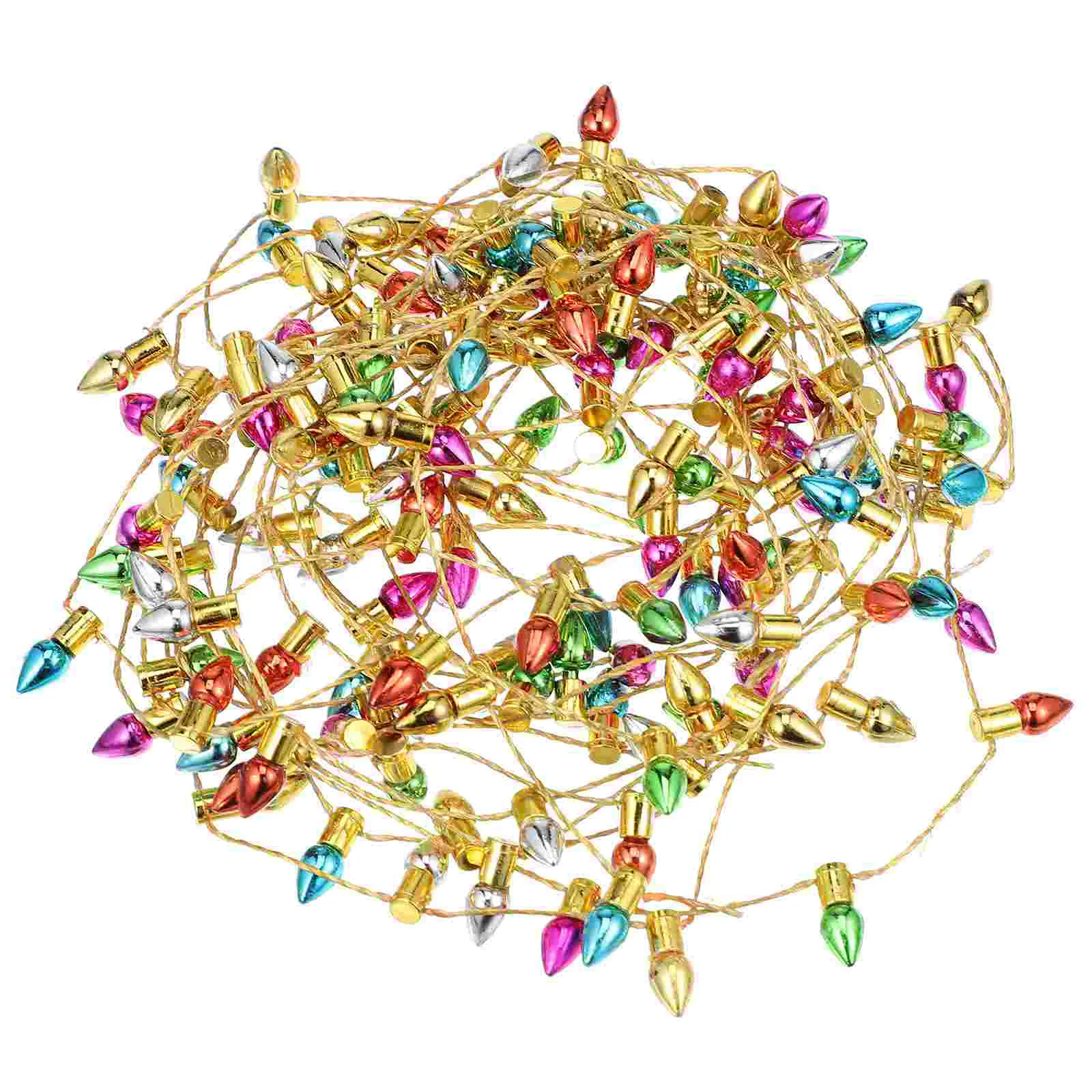 

Micro String Lights House Mini Decor Miniature Accessory Wreath Tiny Plastic