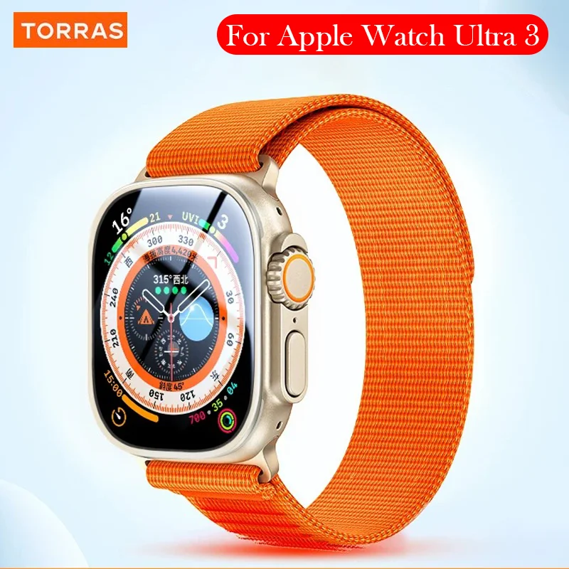 

TORRAS Tempered Glass For Apple Watch Ultra 3 Screen Protector for APPLE WATCH ULTRA 3