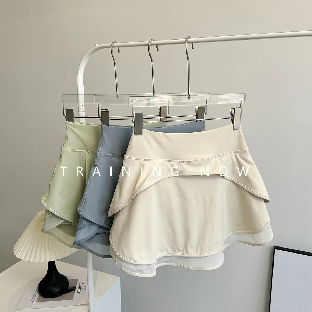 

Anti-exposure badminton sports skirt for women in summer two-piece running exercise skirt yoga dance fitness skirt