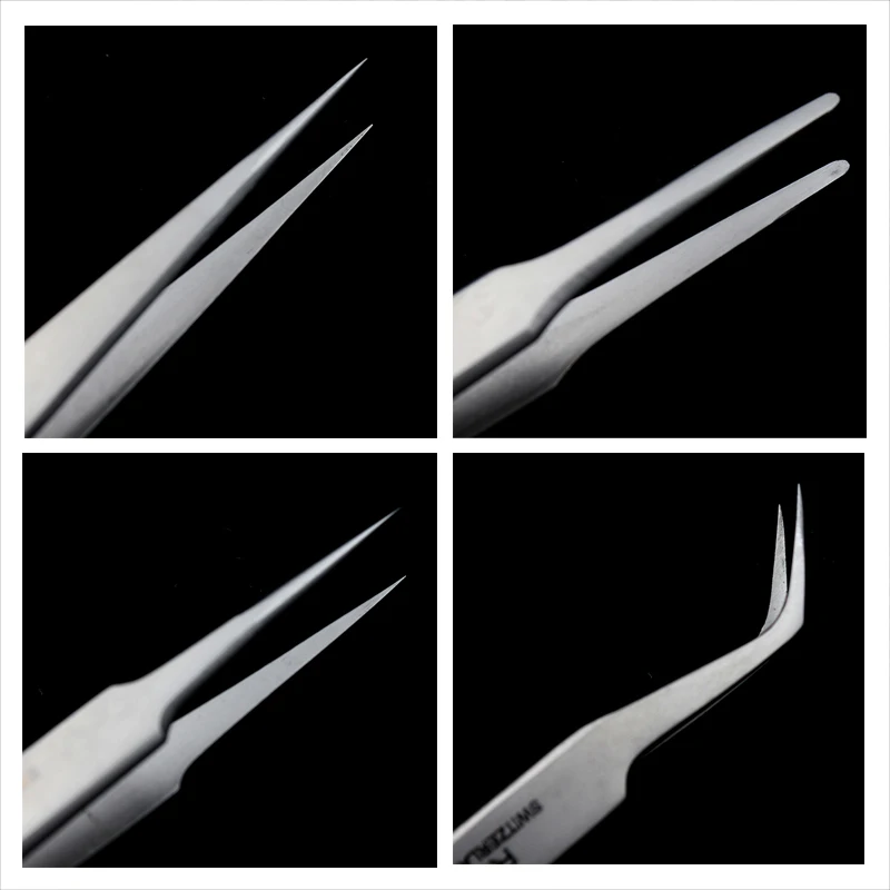 Japanese RHINO SW Series Frosted Anti-Magnetic And Anti-Acid Swiss Technology Slender Pointed High Hardness Precision Tweezers