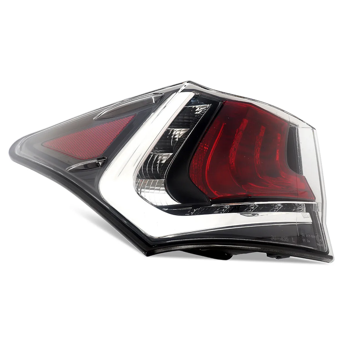 الجانب الأيسر للسائق الخارجي الذيل ضوء لكزس GS350 GS300 2016 2017 2018 2019 2020 مصباح مكبح خلفي مصباح إشارة التوصيل والتشغيل #4