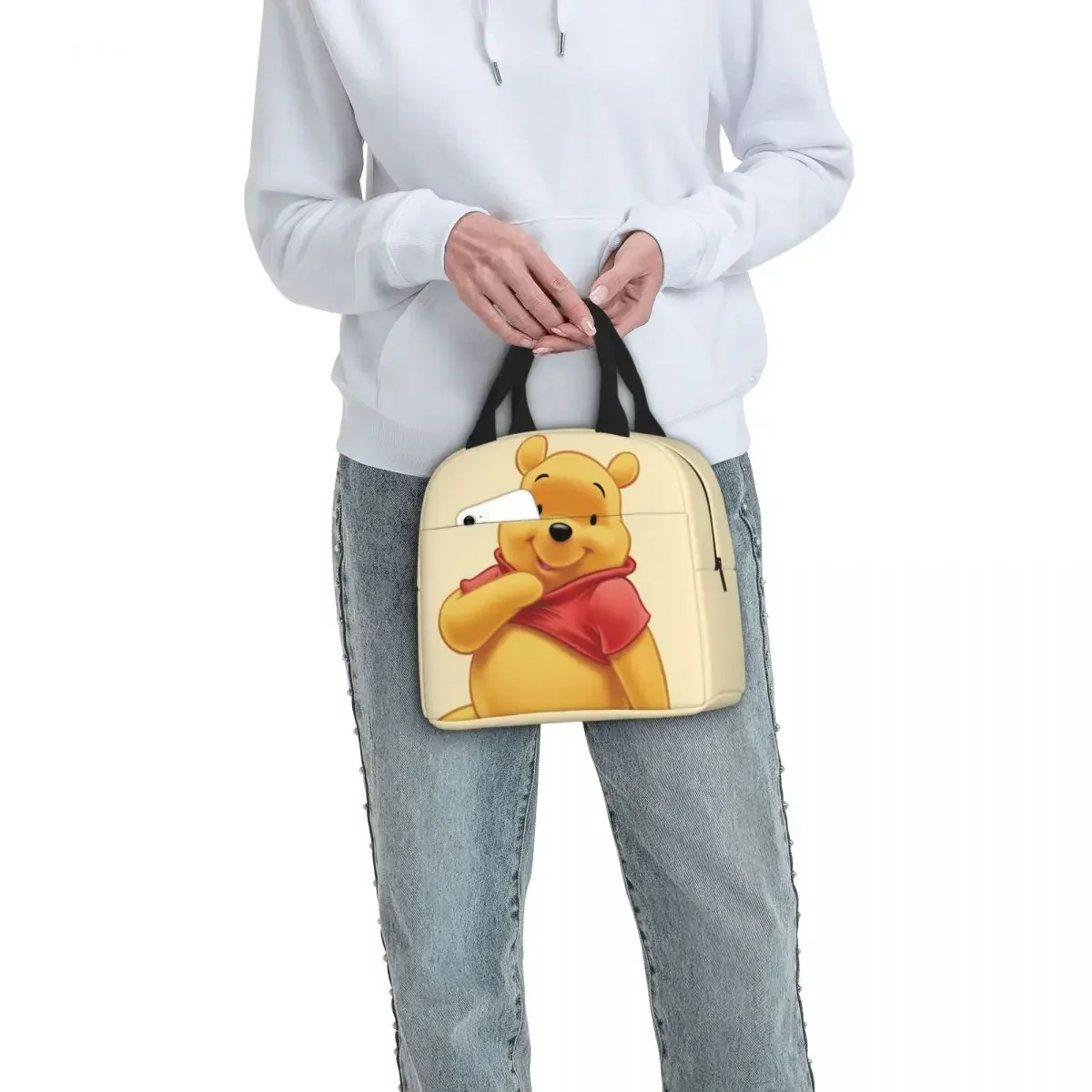 Winnie The Pooh Insulated Lunch Bags Leakproof Lunch Container Thermal Bag Tote Lunch Box Work Picnic Men Women