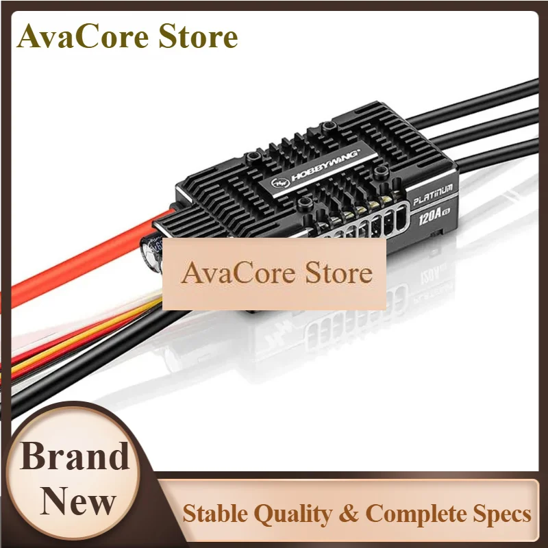 AvaCore1pcs Platinum V5 80A 120A 150A 3-8S Brushless ESC Electric Speed Control Able BEC Output For RC Helicopter Fixed-Wing