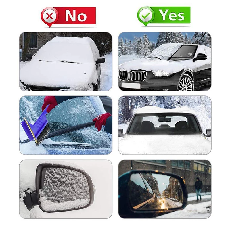 Carsnow cover front coverfortrumpchi emkoo snowprotection heat insulation shade Sunscreen wind  Frost prevention car accessories