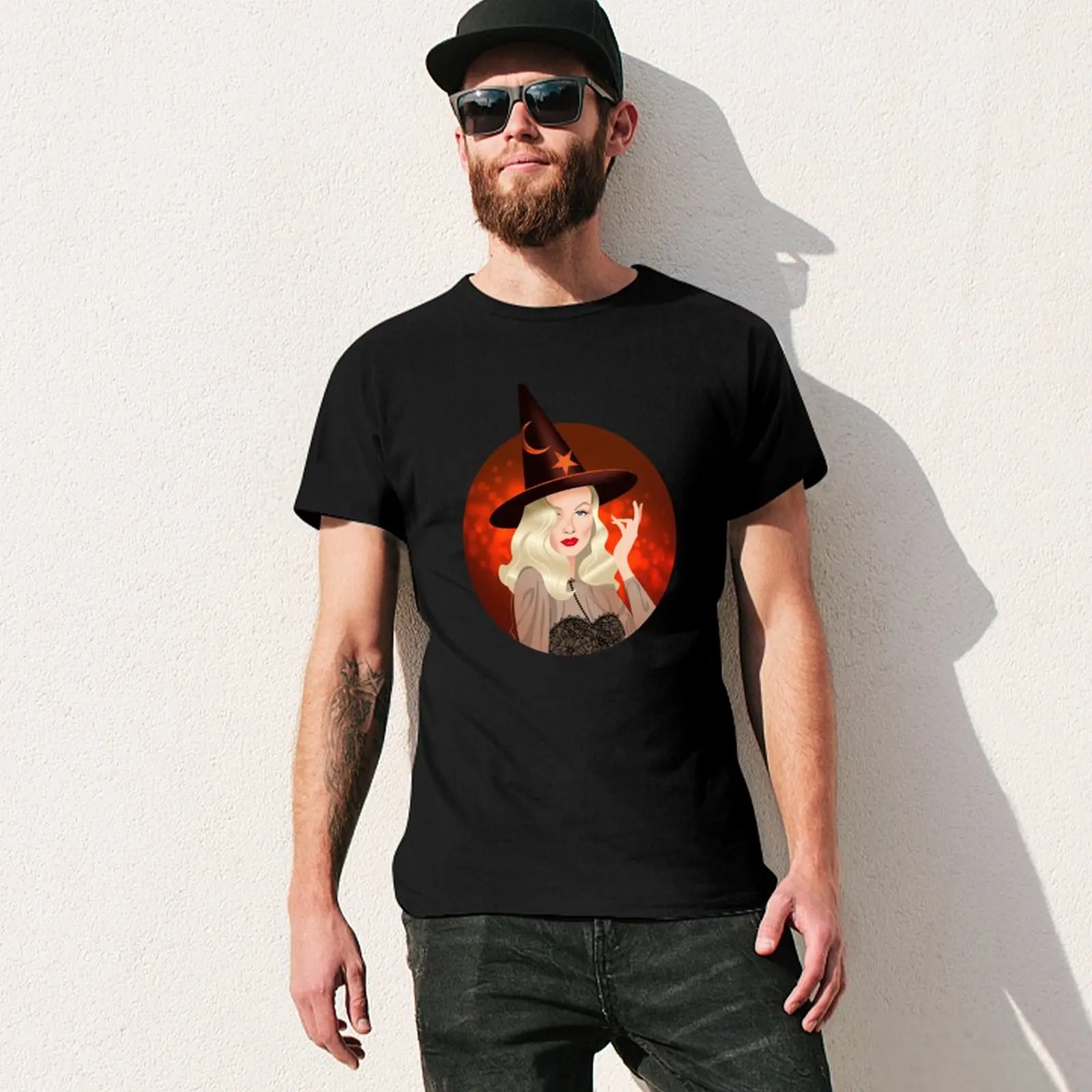 Picture 4: I married a Witch T-Shirt Comfortable Workout Short Sleeve Shirt