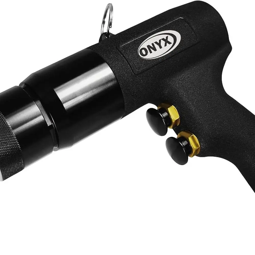 Pneumatic Tool PRN516 ONYX Pneumatic Rivet Nut Setting Gun W/ Quick-Change 1/4 & 5/16 Mandrels