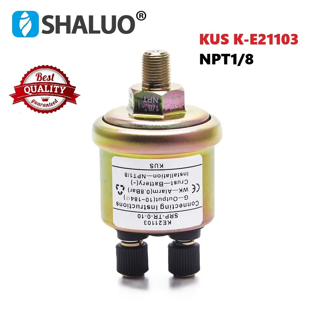 

Оригинальный KUS K-E21103 1/8NPT VDO датчик давления масла генератор датчик давления переключатель автомобильный датчик 0-10 бар 10-184 Ом высокое качество