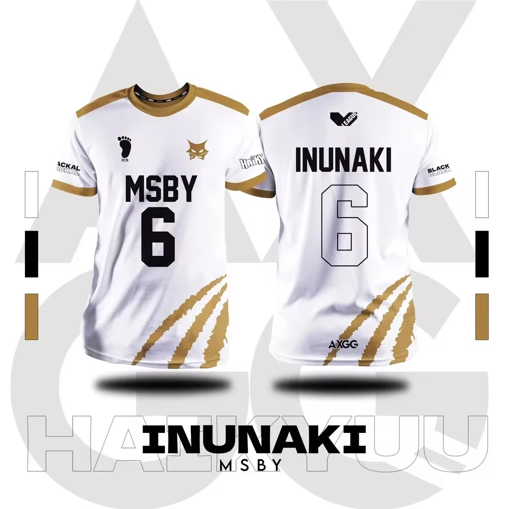 2024 New Summer 3d Printed Men\'s Haikyuu MSBY \'Anime Jersey Men Women Street Sports Oversized T-Shirt Kids Adults Tops Clothing