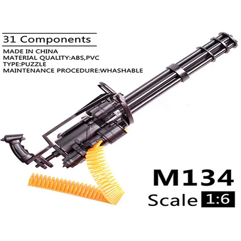 1/6 스케일 AK47 AK74 MG42 플라스틱 블록 장난감 기관총 발사기 군사 무기 4D 모델 12 인치 액션 피규어