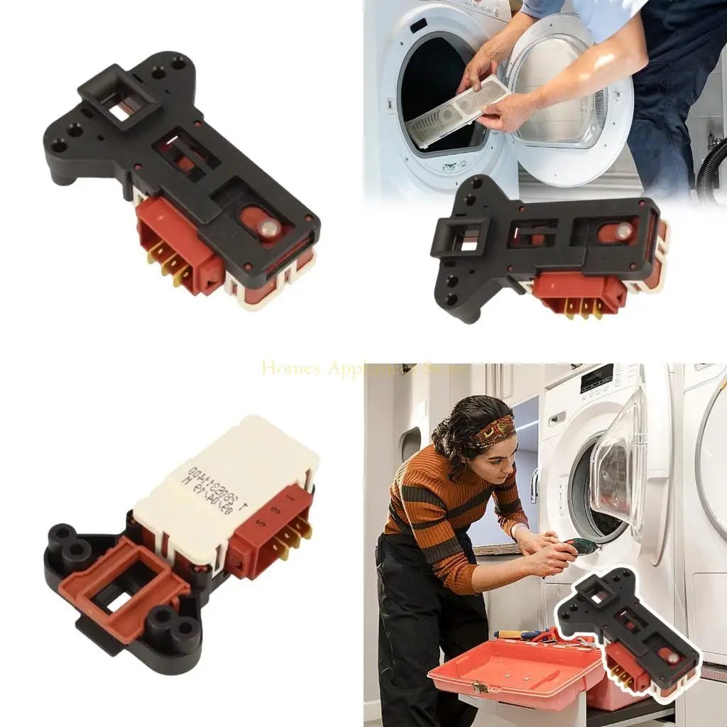 D0AB Washing Machine Lock Switches Replacement ABS Texture Universally Application