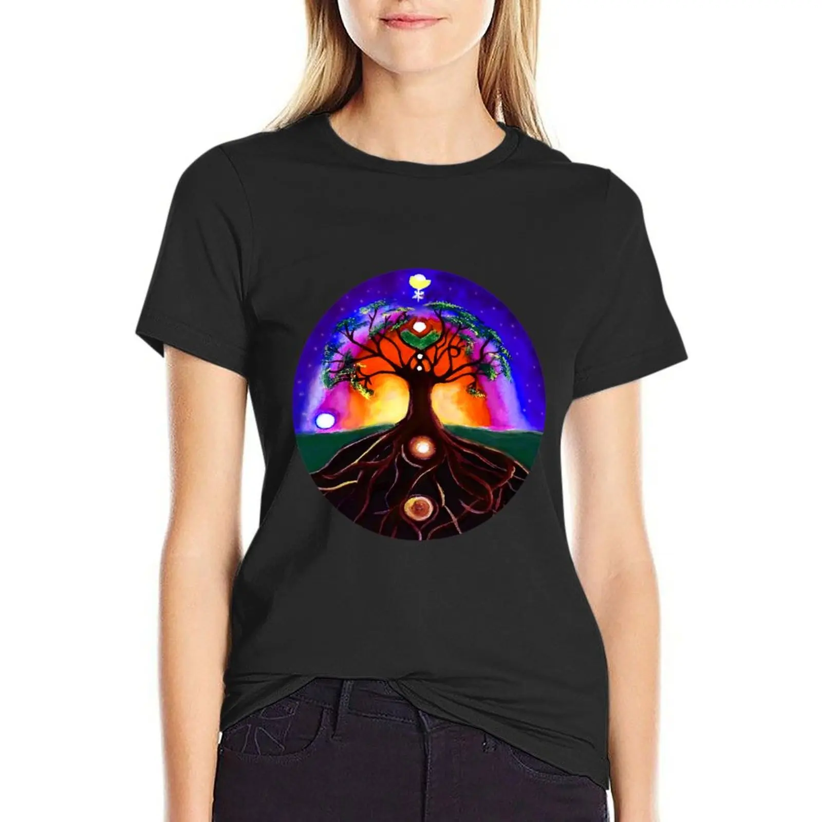 

Tree of life T-Shirt summer clothes tees t-shirt dress for Women graphic