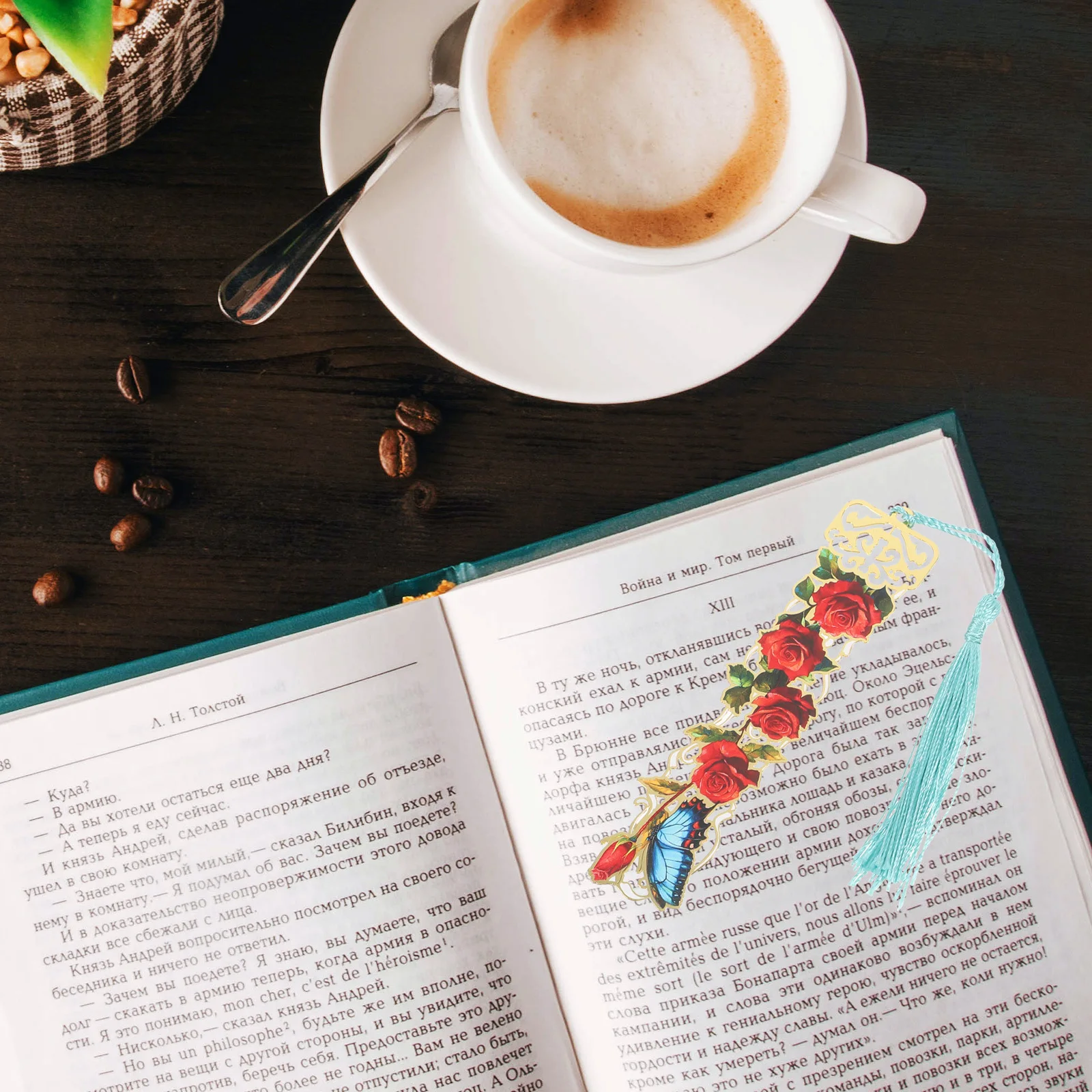 4 قطعة الإشارات المرجعية زهرة معدنية شرابة فريدة من نوعها لوازم القراءة اليدوية لمحبي الكتاب المرجعية الزخرفية السائبة كتاب الملحقات #6