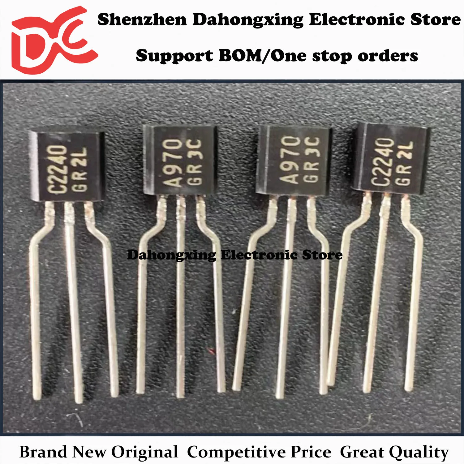 

New Original 10Pair 2SA970 + 2SC2240 TO-92 Audio Amplifier Transistor Electronic Components Great Quality