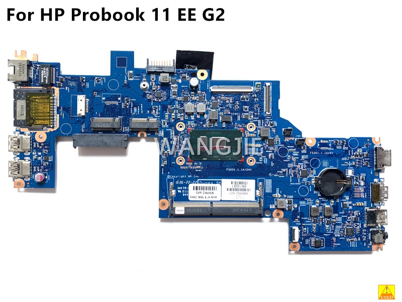 

846992-001 846992-601 For HP Probook 11 EE G2 Used Laptop Motherboard With CPU 15249-1 3855U In Good Condition 100% WORKING