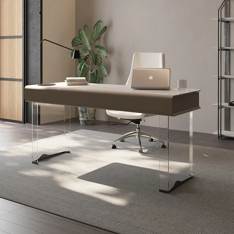 Acrylic Suspension Desk Designer Light Luxury Desk Modern Simple Study Household Small Unit Computer Desk