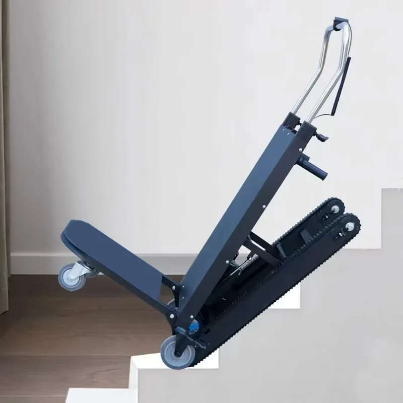 300kg Four-Wheel Platform Stair Climber Trolley Machine Electric Automatic Stair Climbing Cart