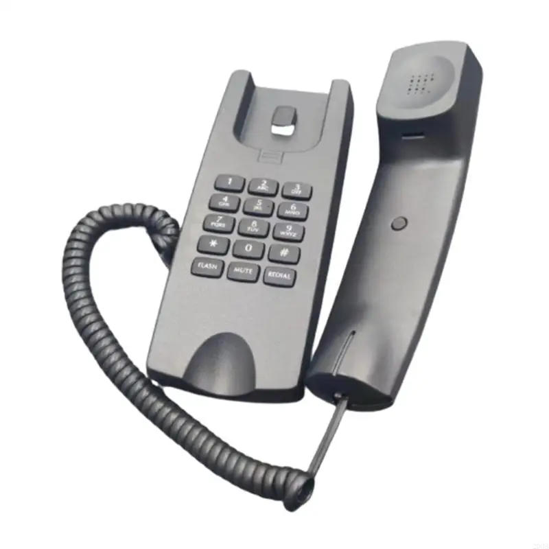 โทรศัพท์พื้นฐานติดผนังโทรศัพท์ขนาดเล็กโทรศัพท์มือถือติดผนังโทรศัพท์ติดตั้งได้ 203a