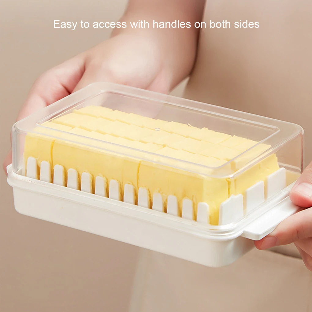 White Durable Butter Cutting Storage Box For Cheese And Butter Convenient Cheese Storage Suitable For Most Butter Brands