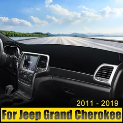 Car Accessories For Jeep Grand Cherokee WK2 2011-2013 2014 2015 2016 2017 2018 2019 2020 Dashboard Cover Avoid Light Carpet Mat