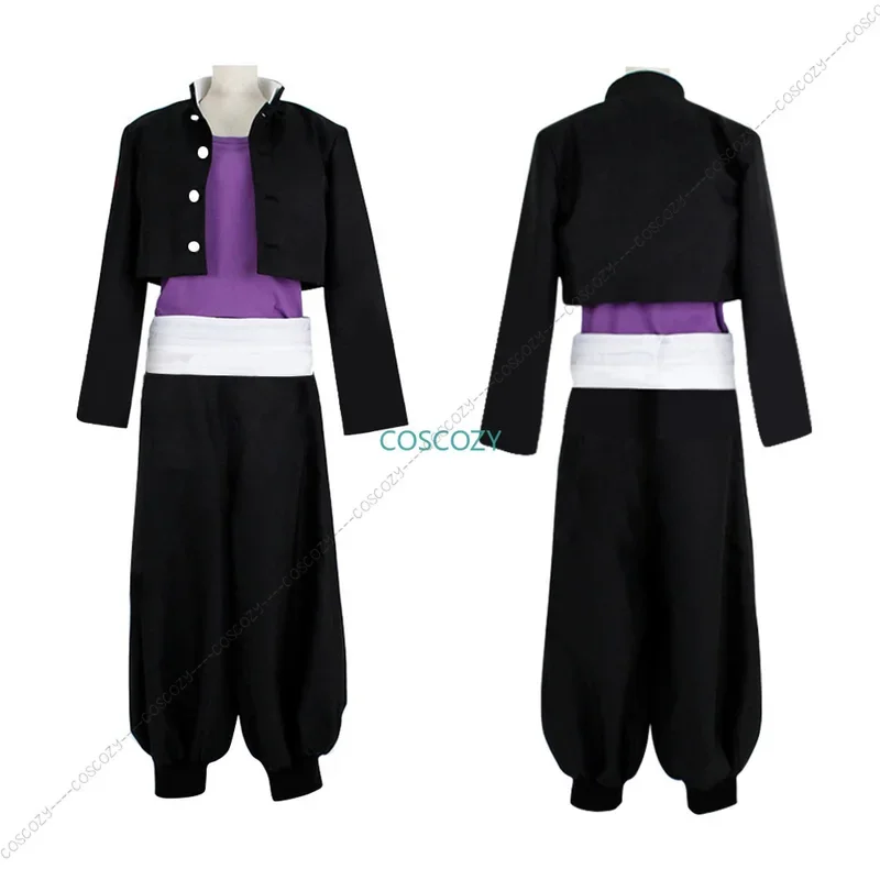 Anime Jujutsu Kaisen Todo Aoi Cosplay Costume Adult Top Pants All Aoi Uniform Wig Halloween Carnival Set Party Black Suit image 2