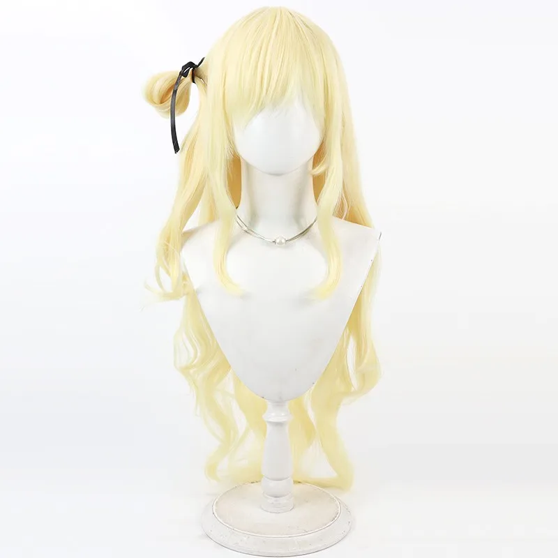 Wuthering Waves Phoebe شعر مستعار كوسبلاي طويل أشقر مجعد للحفلات التنكرية والمناسبات التنكرية |   الكبار النساء الرجال تأثيري التبعي