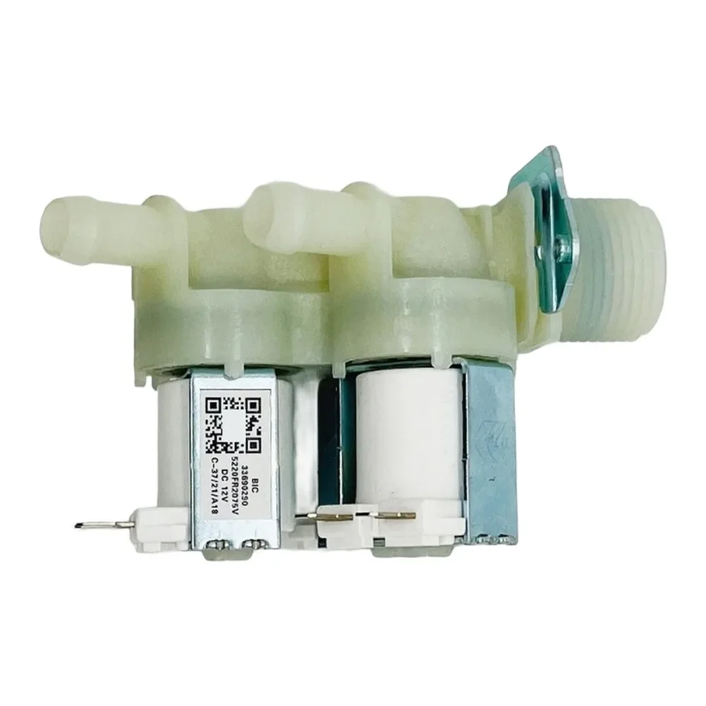 

Solenoid Valve Washing Machine 5220FR2075V DC12V Electromagnetic Inlet Valve with Construction and Wide Compatibility