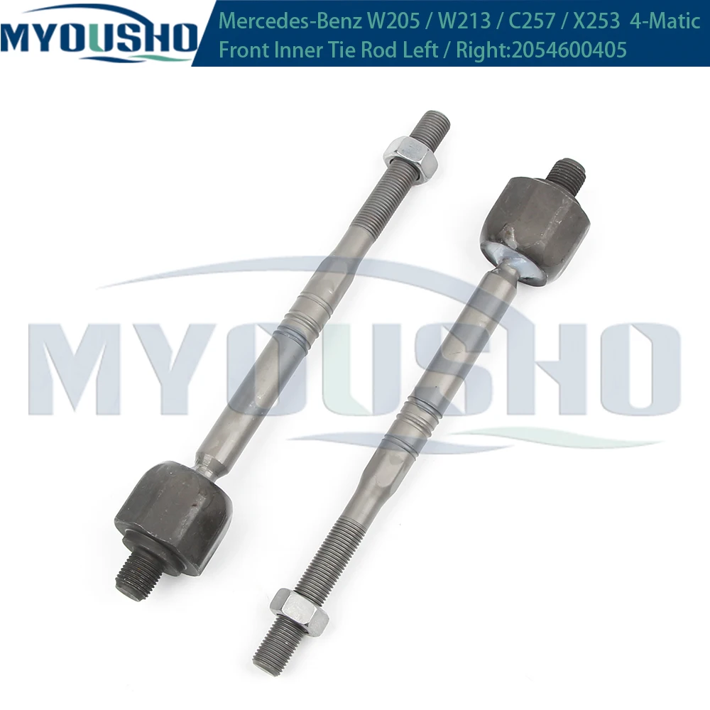 

Myousho For Mercedes Benz C E Class W205 W213 CLS C257 GLC X253 C253 4-Matic Front Axle Inner Steering Tie Rod Ends 2054600405