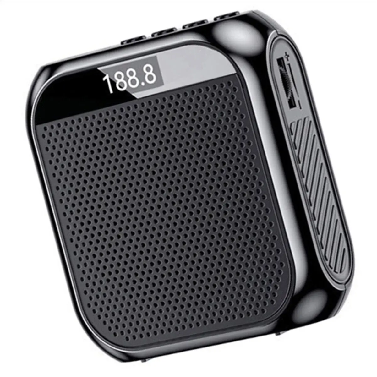 

* Громкоговоритель ONE DAY, перезаряжаемая батарея, чистый звук, легкий вес, дизайн для торговцев на рынке и туристического руководства, черный цвет