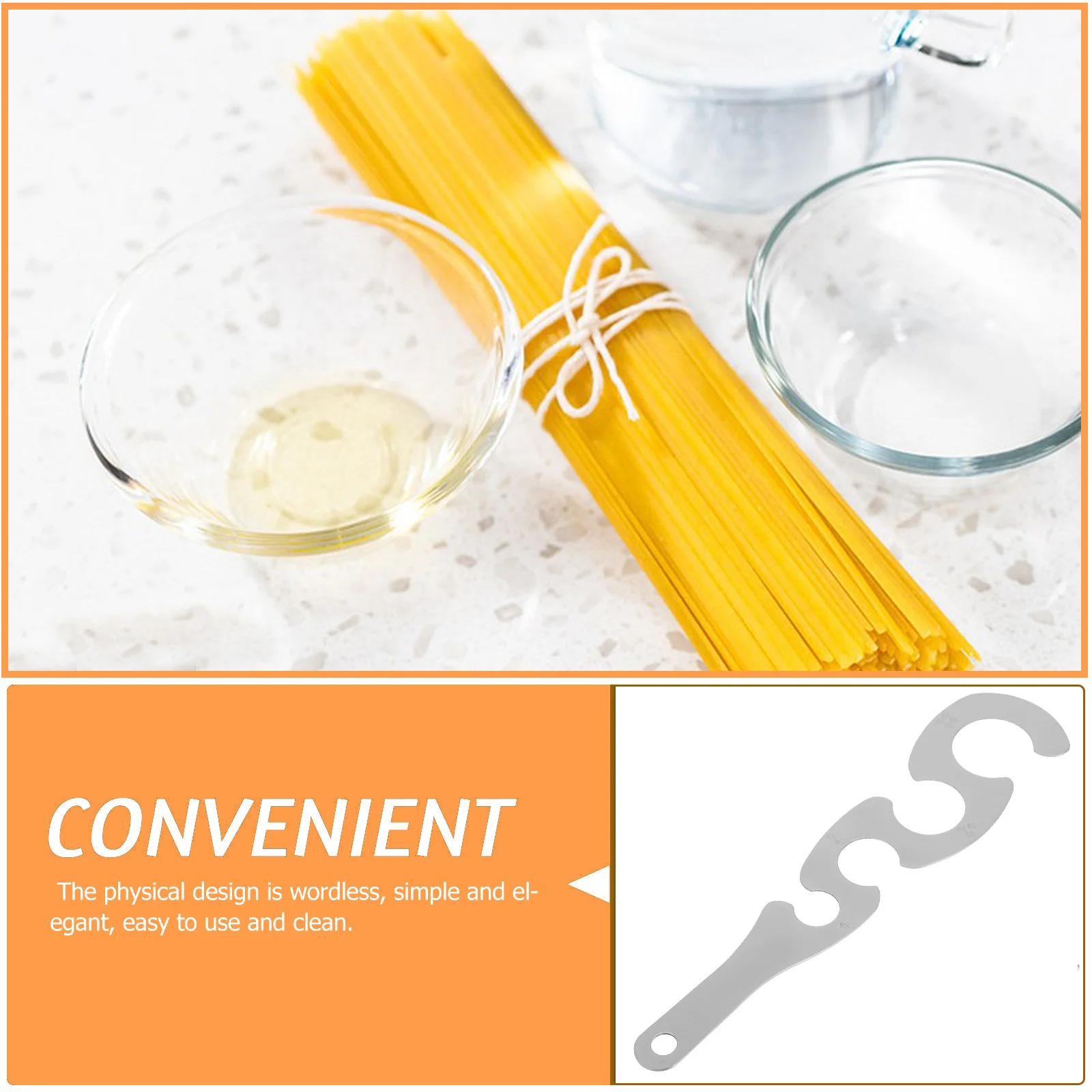 

Spaghetti Measurer Tool Pasta Measurer Kitchen Gadget Precise Portion Control Minimalist Design Easy Maintenance