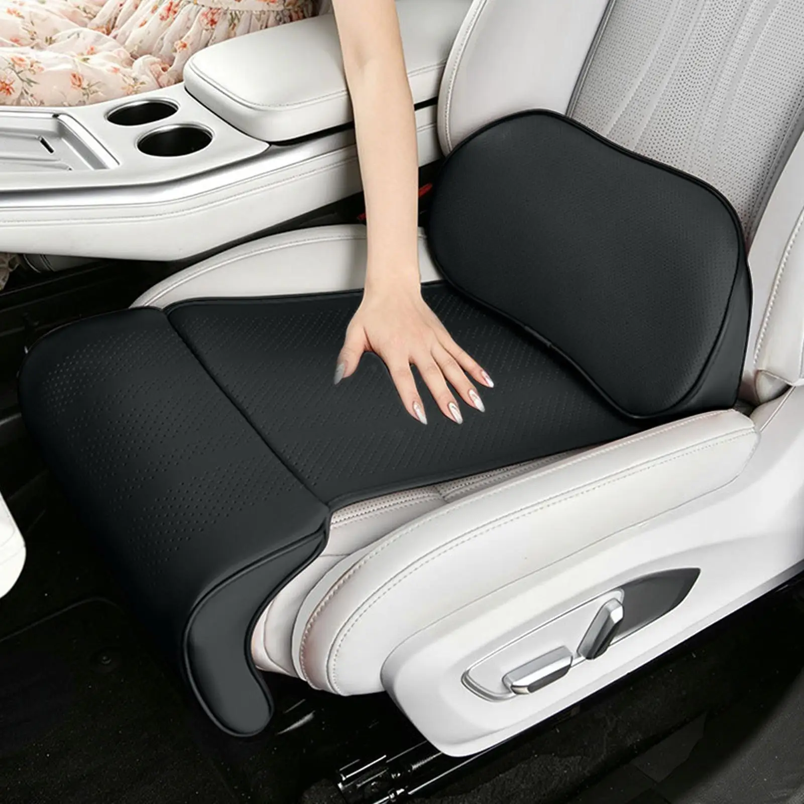 Seat Cushion For Car Breathable Ergonomic Comfortable Relief Leg Rest Integrated Car Cushion Seat Accessories For SUV RV Sedan