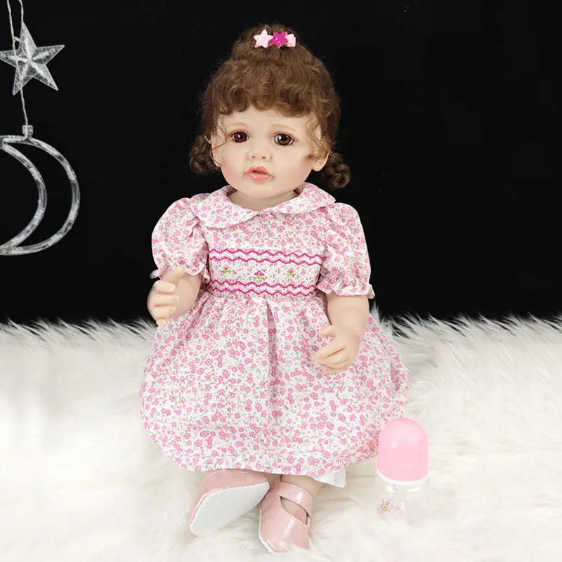 Reborn Doll Imitation Children Toy Enamel Planting Hair Shower Accompanying Gift