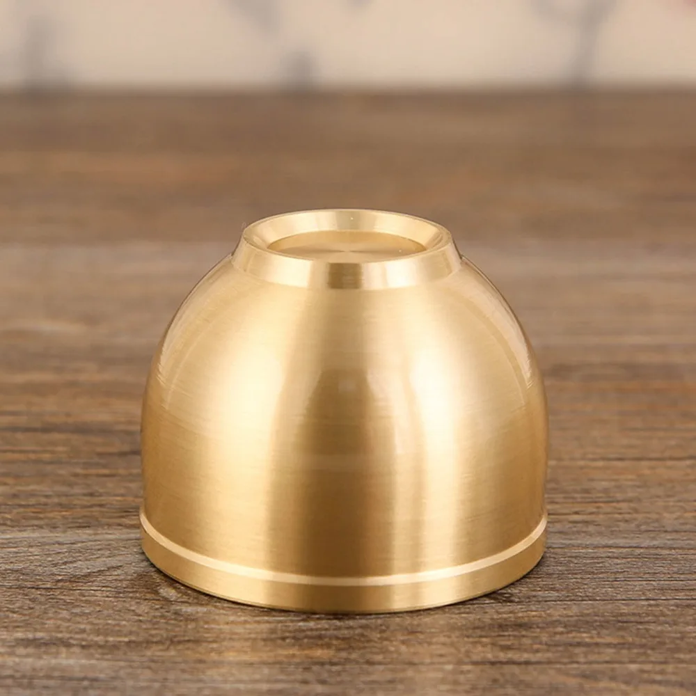 Shot Glasses 30ml Capacity Brass Shot Cups Wire Drawing Antique Tea Cup Gold Brass Cup Set Banquet Party
