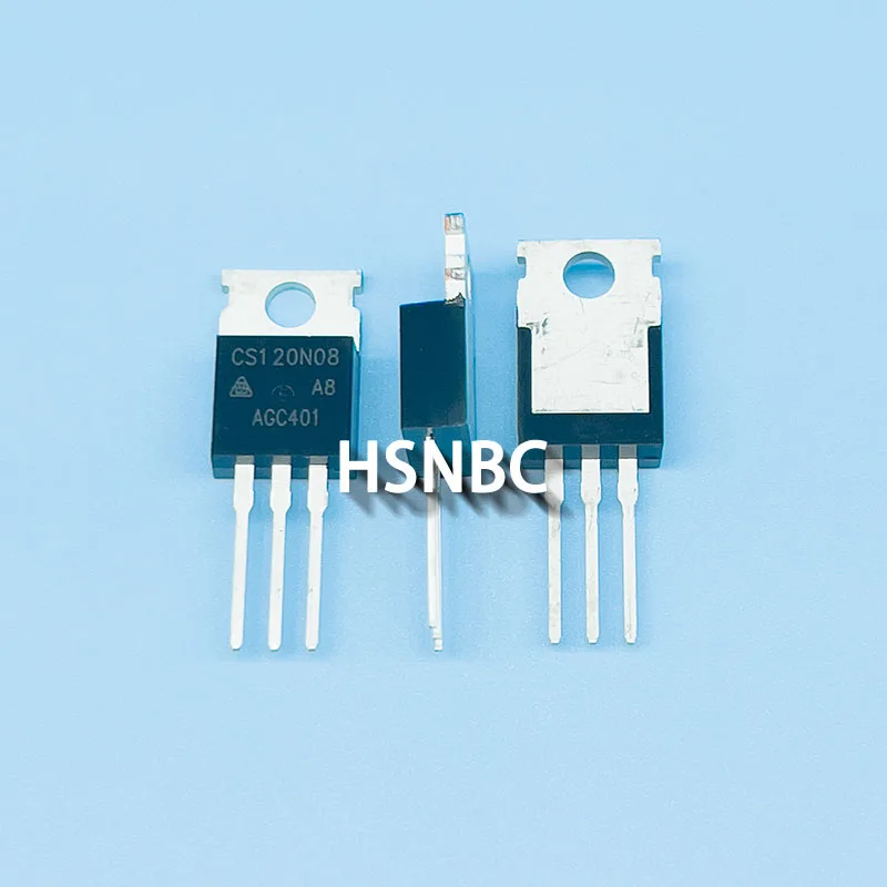 10 buah/lot CS120N08 transist120120n08 TO-220 120A 85V MOSFET silikon n-channel daya Transistor 100% asli baru