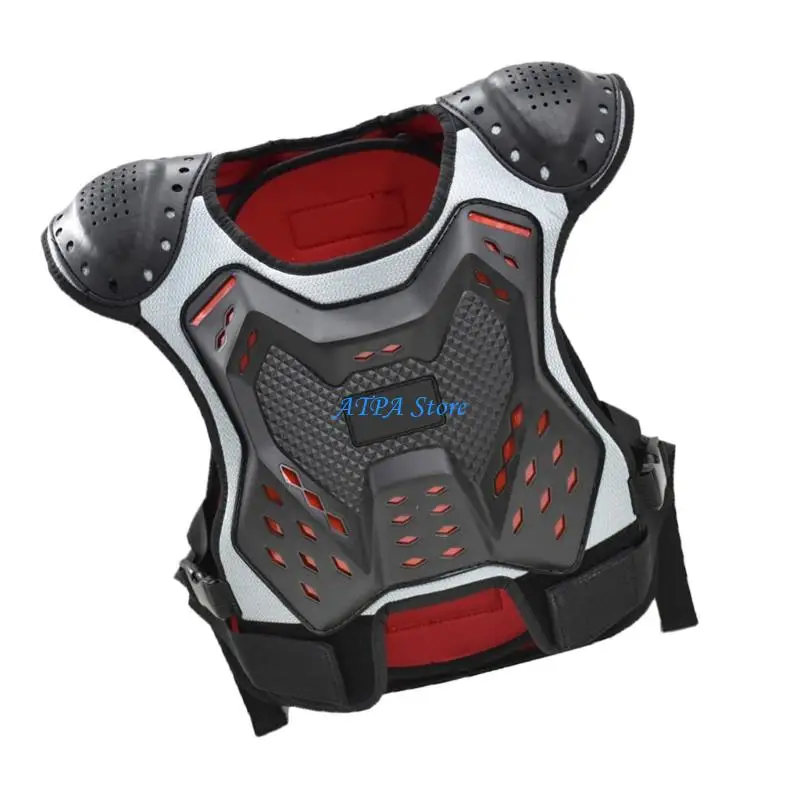 U13C Unisex Children's Riding Chest Vest Comfortable Design Suitable for Motocross Skiing and Skating Adventures Active Play