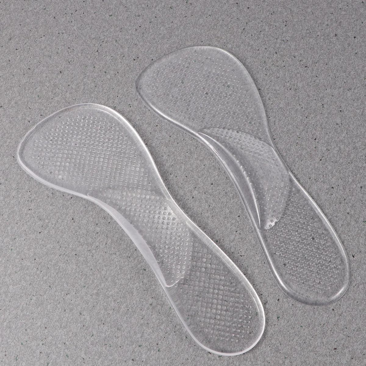 2Pairs النعال سيليكون للكعب العالي جل امتصاص النعال تنفس قوس دعم مريحة التشذيب تصميم ملابس يومية طويلة