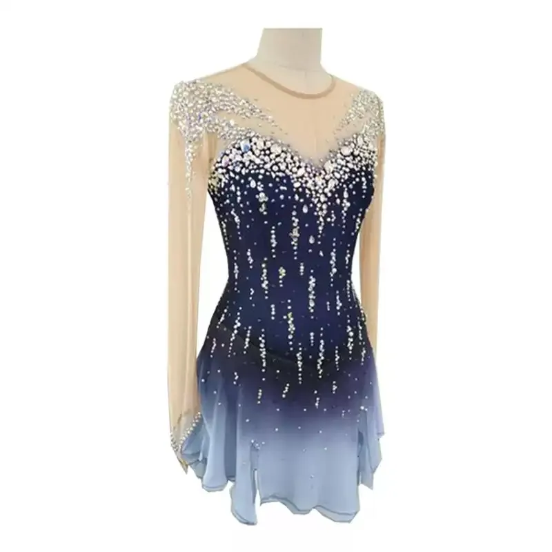 Ice Figure Skating Performance Costumes Фигурное Катание Children's Competition Patinaje Niñas Uniformes Ice Skating Outfit