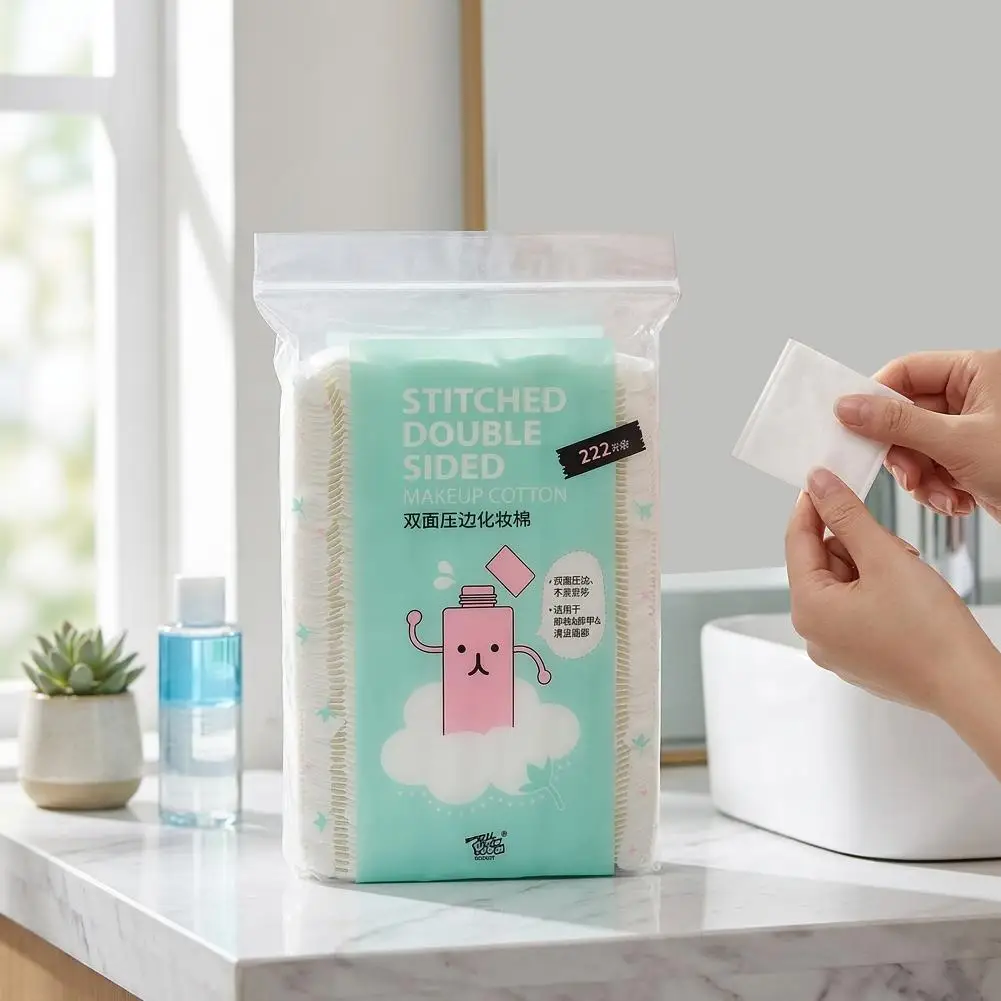 50/100/222PCS/Set High-end Disposable Makeup Cotton Wipes Soft Remover Pads Facial Cleansing Paper Wipe Cosmetic Pad