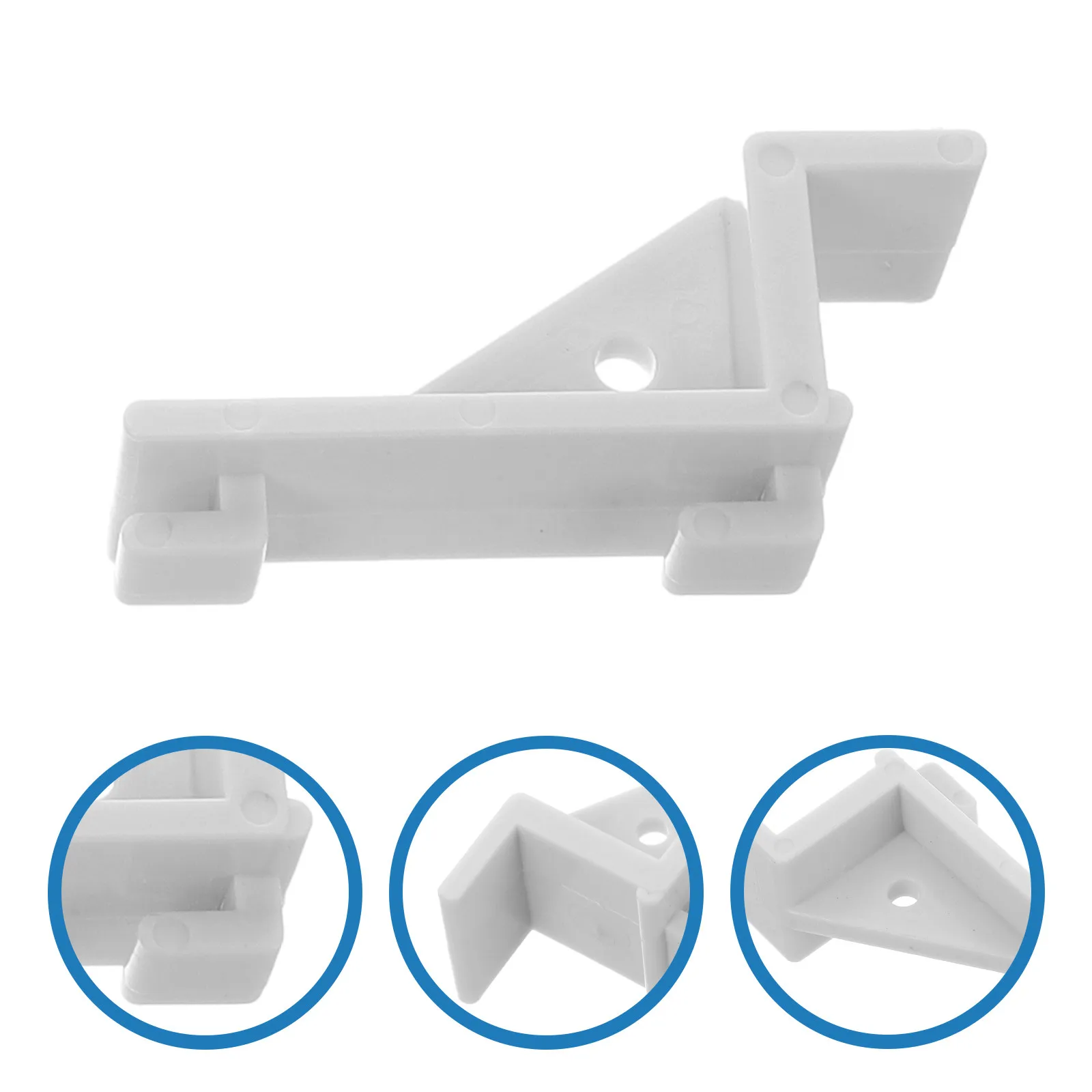 10pcs Freezer Door Clip Latch Replacement, Refrigerator Closure Fastener Part for Air Leak Prevention, Keep Door Seal Tightness