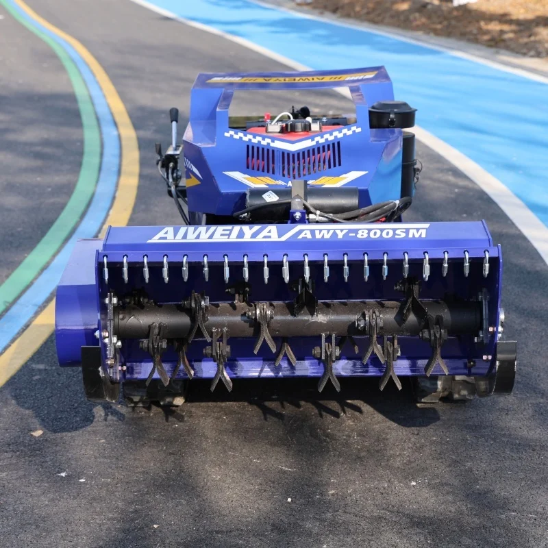 

Customized Self-Propelled Flail Mower Crawler All-Terrain Vehicle Automatic Remote Control with Complete Lawn Mower Accessories