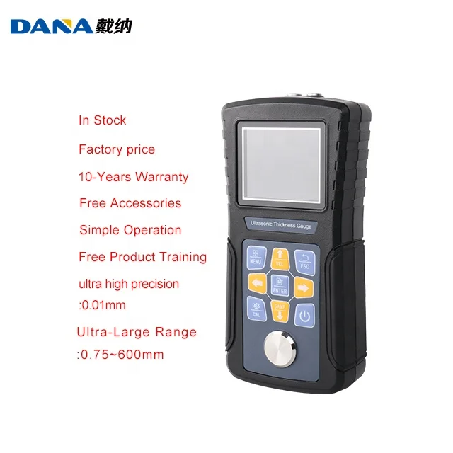 Voor DANA-T220 Ultrasone Diktemeter Breedte Meetinstrument Staal Metaalkeramiek Glas Composieten Epoxy Pijp Frp