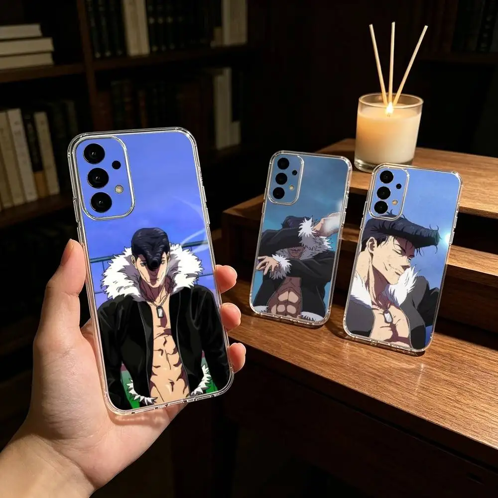 Funda Transparente para Teléfono Ryu Ishigori Jujutsu Kaisen JJK para Samsung S25, 24, 21, 22, 23, 30, Ultra, 20, Plus, Fe, Lite, Note