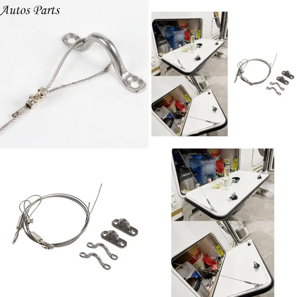 

57BA Door Pull Wire Motorhome Door Oblique Pull Wire Rope 1M Adjustable