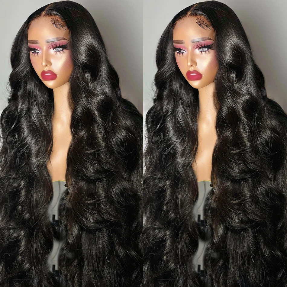 30 40 Inches 220% HD Body Wave Transparent 13x6 Lace Front Human Hair Wigs 13x4 Lace Frontal Wig 5X5 Closure Brazilian Remy Hair