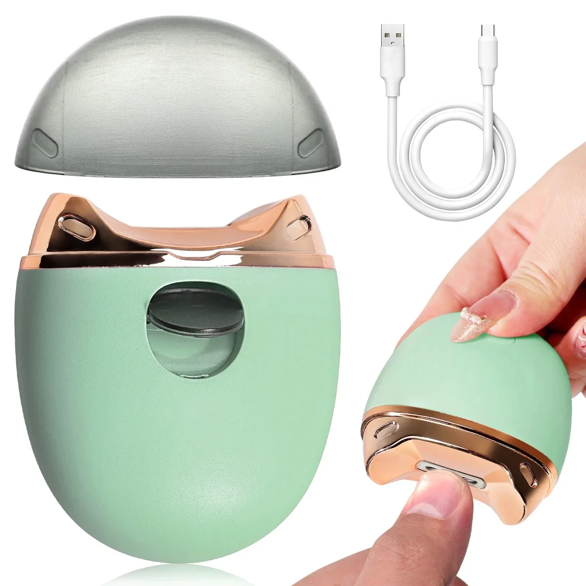 

Automatic Nail Scissors Rechargeable Polishing Grinder Automatic Nail Clipper for Baby Trimming Tools